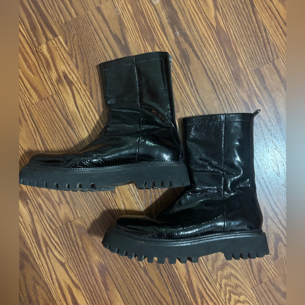 Seychelles Black Combat Boots